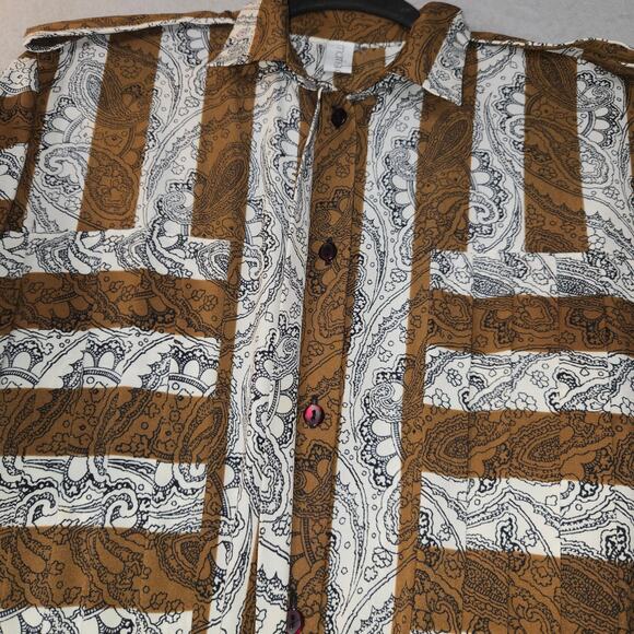 Vtg Marina de Rosa Women M Silk Blend Dress Paisley Acadamia Career Lightweight - Picture 10 of 16